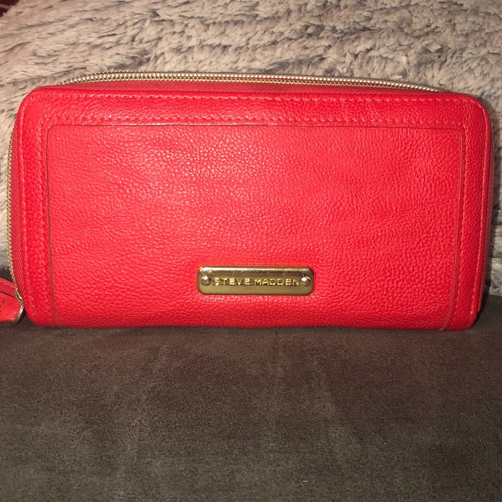 Steve Madden Red Wallet